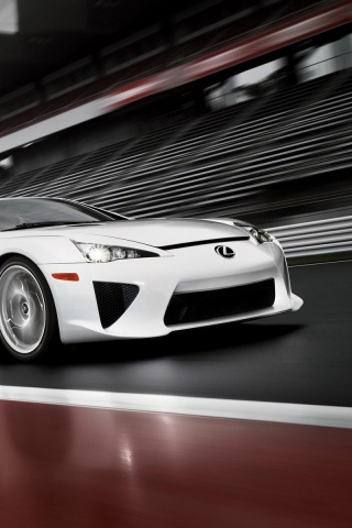 Lexus LFA на тарссу обои