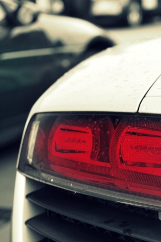 Задняя фара Audi R8 обои