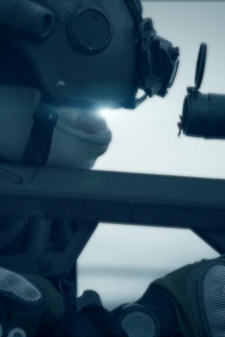 Снайпер за работой обои