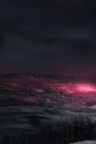 Безжизненная каменная долина обои