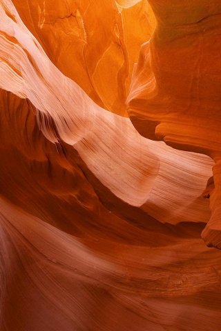 Оранжевая пещера обои