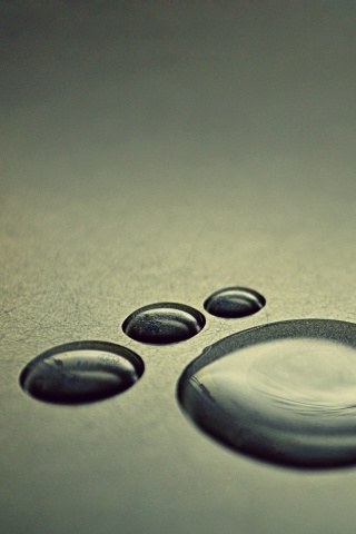 Капли воды обои