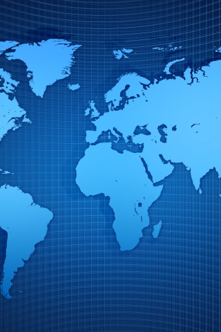 Цифровая карта мира обои