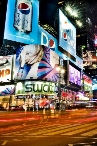 Огни мегаполиса обои