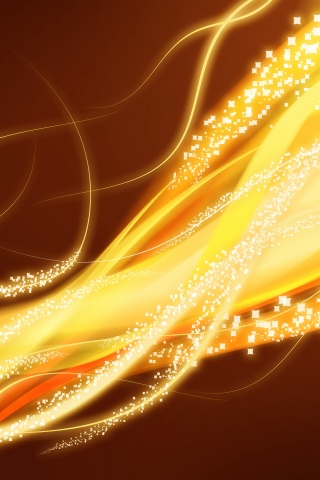 Волна пламенной энергии обои