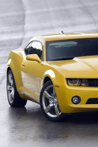 Шевроле Камаро на трассе обои