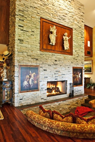 Интерьер гостинной обои