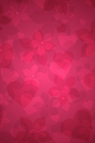 Розовый цветочный фон обои