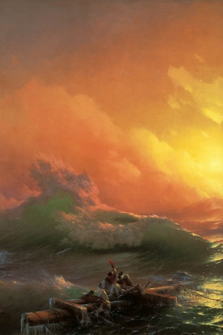 Айвазовский: Девятый вал обои