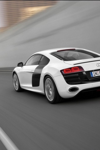 Ауди вид сзади обои