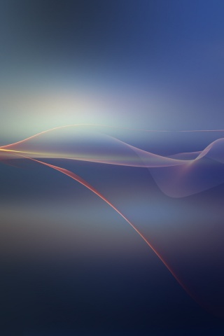 Абстрактные минималистичные волны обои