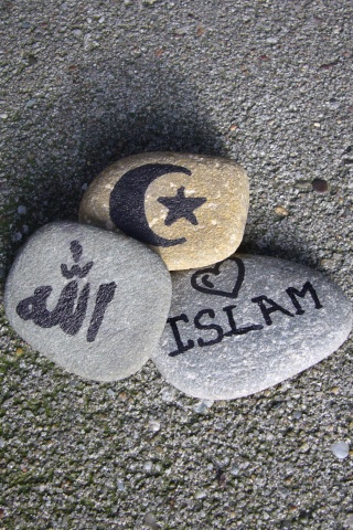 Религия на камнях обои