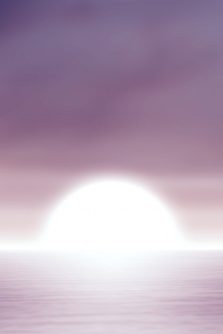 Нереальный закат обои