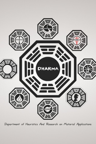 Логотипы станций Дхарма обои