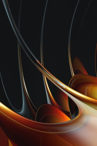 Закрученная абстракция обои