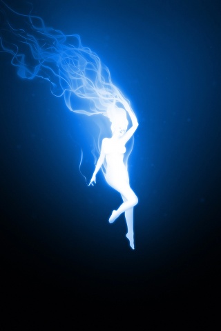 Девушка из света обои