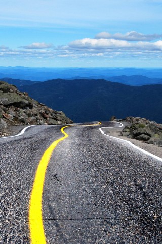 Горная дорога обои