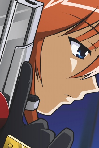 Девушка с пистолетом обои