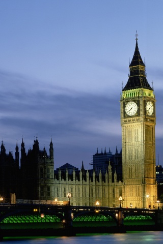 Биг Бен и здание парламента ночью обои