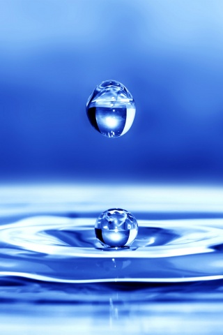 Капля воды обои
