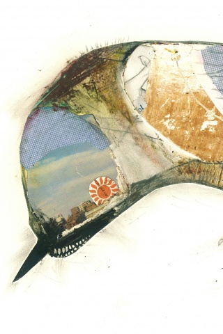 Аппликация Стефана Томпсона "Птица" обои