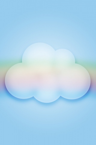 Облако за радугой обои