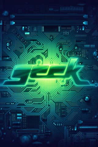 Печатная плата Geek обои
