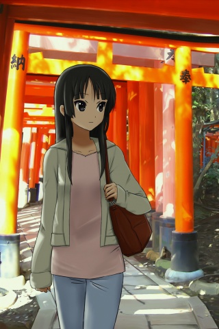 Акияма Мио обои