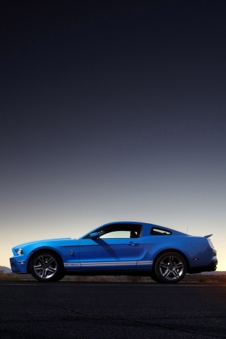 Синий форд мустанг обои