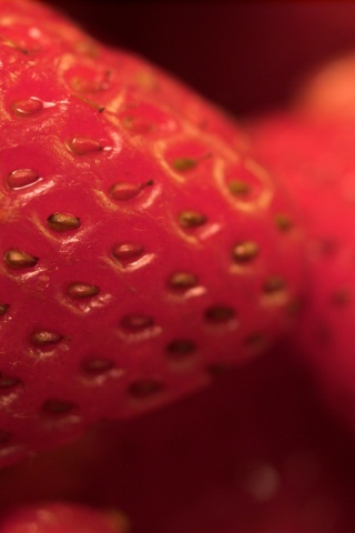 Нежная клубничка обои