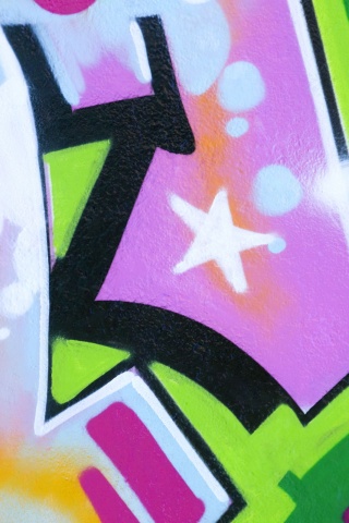 Блик на граффити обои