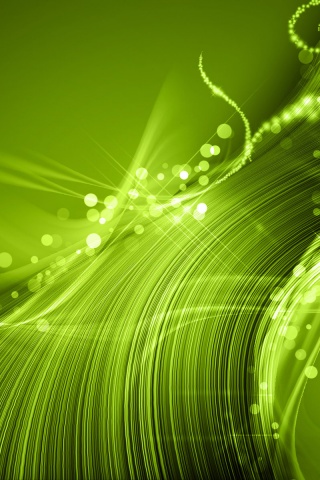 Зеленый вихрь обои