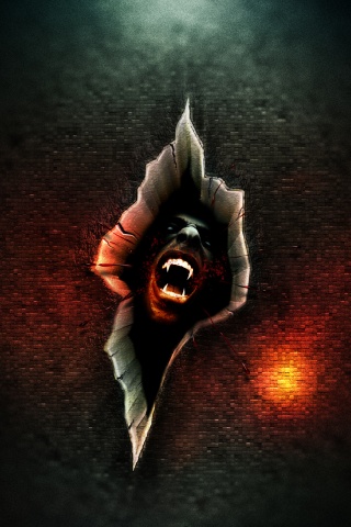 Монстр из ращелины обои