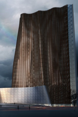 Здание обои