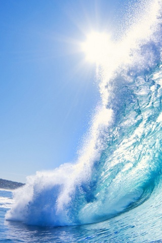 Гигантская волна обои