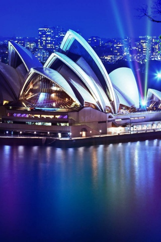 Здание оперного театра в Сиднее обои