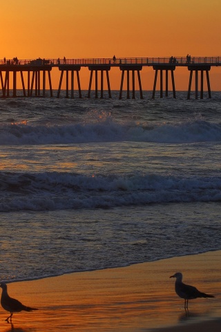 Морская терасса обои