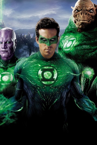 Зелёные фонари обои