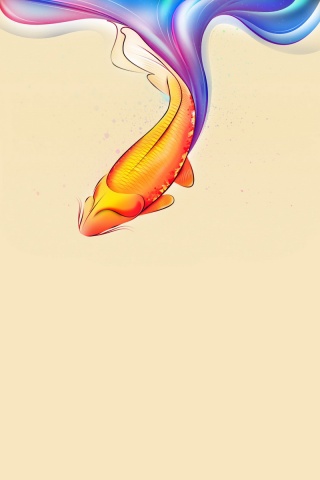 Золоая рыбка  обои