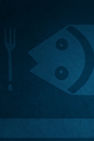 Вилка слева, нож справа обои