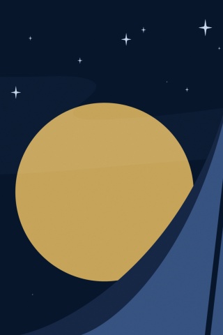 Полная луна обои