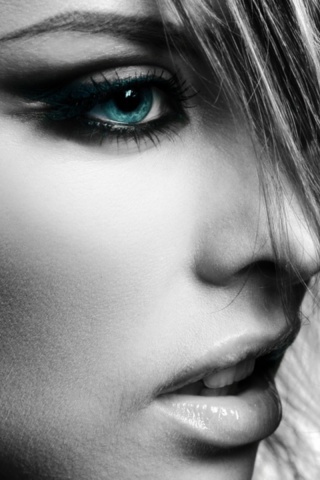 Глаза цвета моря обои