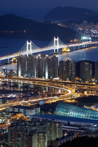 Ночной город обои