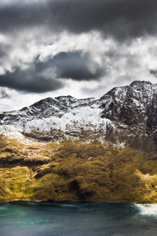 Вид на горы обои