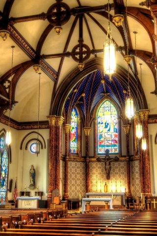 Внутреннее убранство собора обои