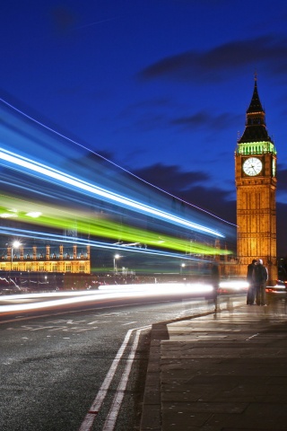 Лондон в движении обои