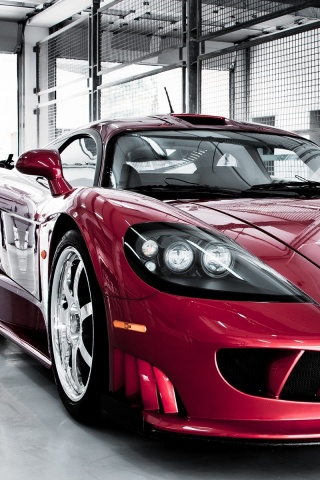 Суперкар бордового цвета обои