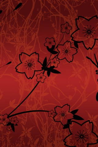 Цветы в векторе обои