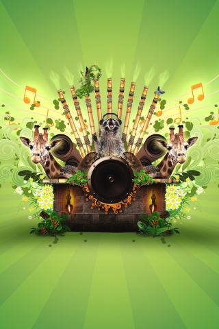 Музыка джунглей обои