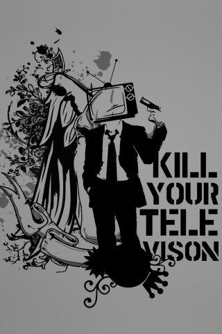 Убейте свой телевизор обои